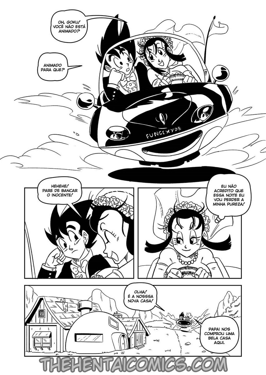 Goku e Chichi hentai dbz