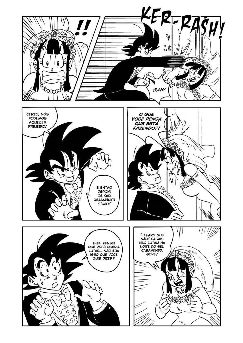 Goku e Chichi hentai dbz