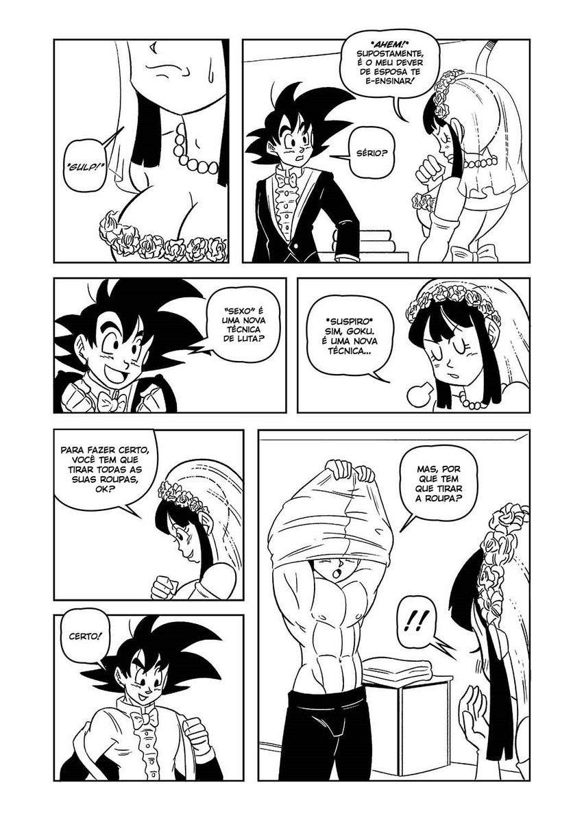 Goku e Chichi hentai dbz