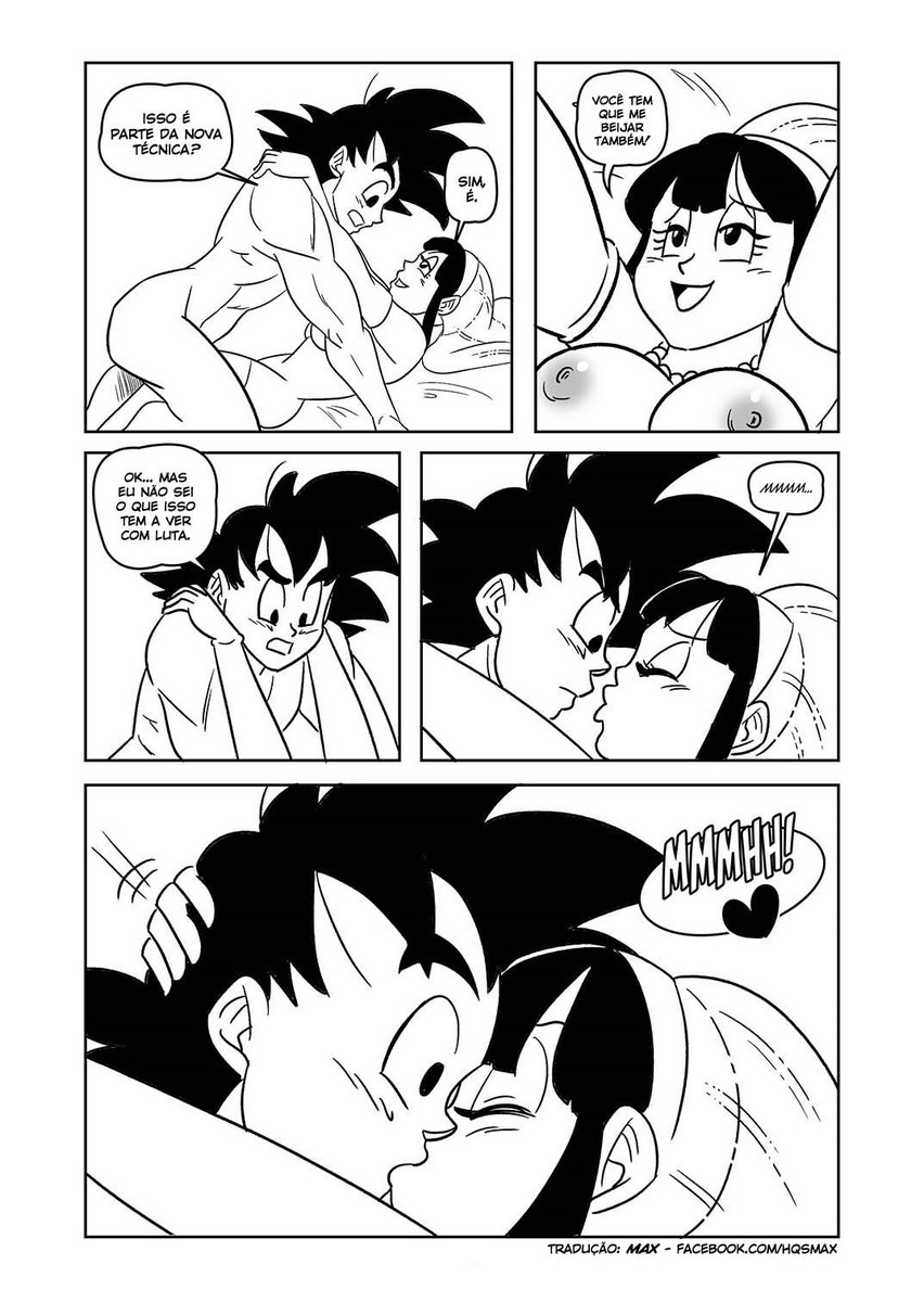 Goku e Chichi hentai dbz