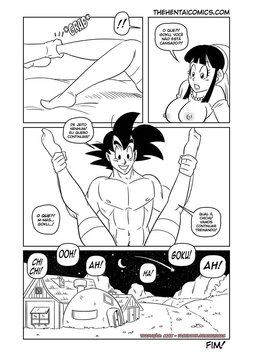 Goku e Chichi hentai dbz
