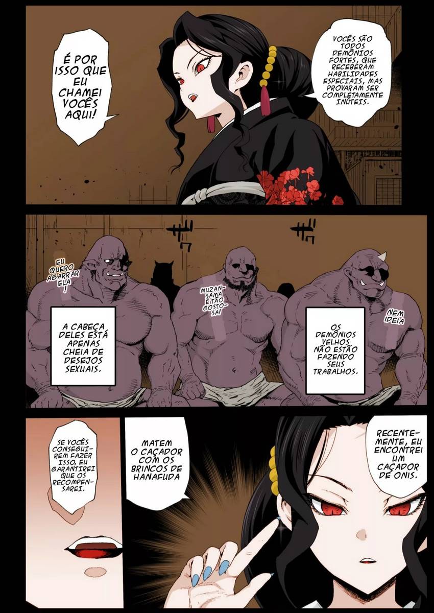 Demon Slayer Hentai - Fazendo Uma Bagunça Com Lady Muzan-sama
