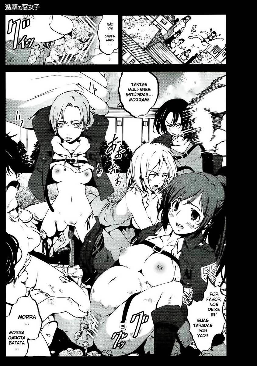 Attack On Titan Pornô - Ataque Som Fujoshi