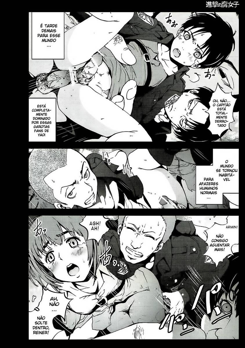 Attack On Titan Pornô - Ataque Som Fujoshi