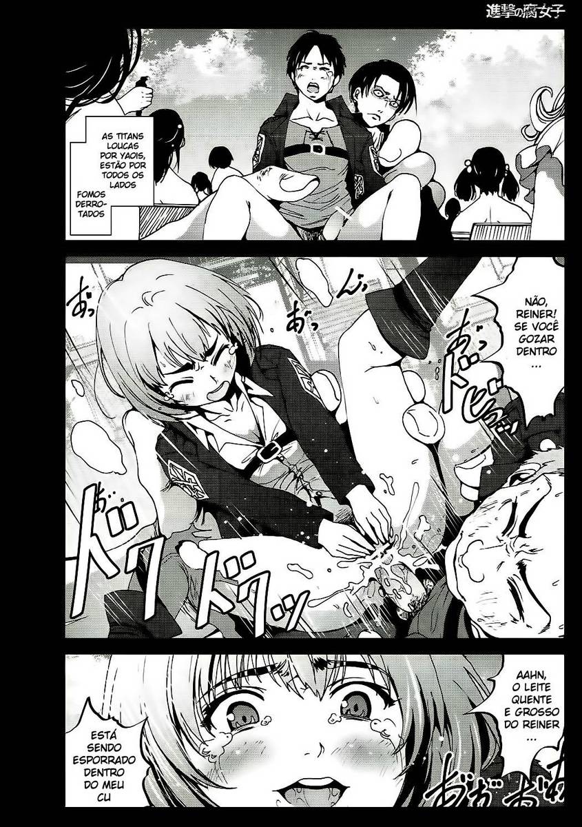 Attack On Titan Pornô - Ataque Som Fujoshi
