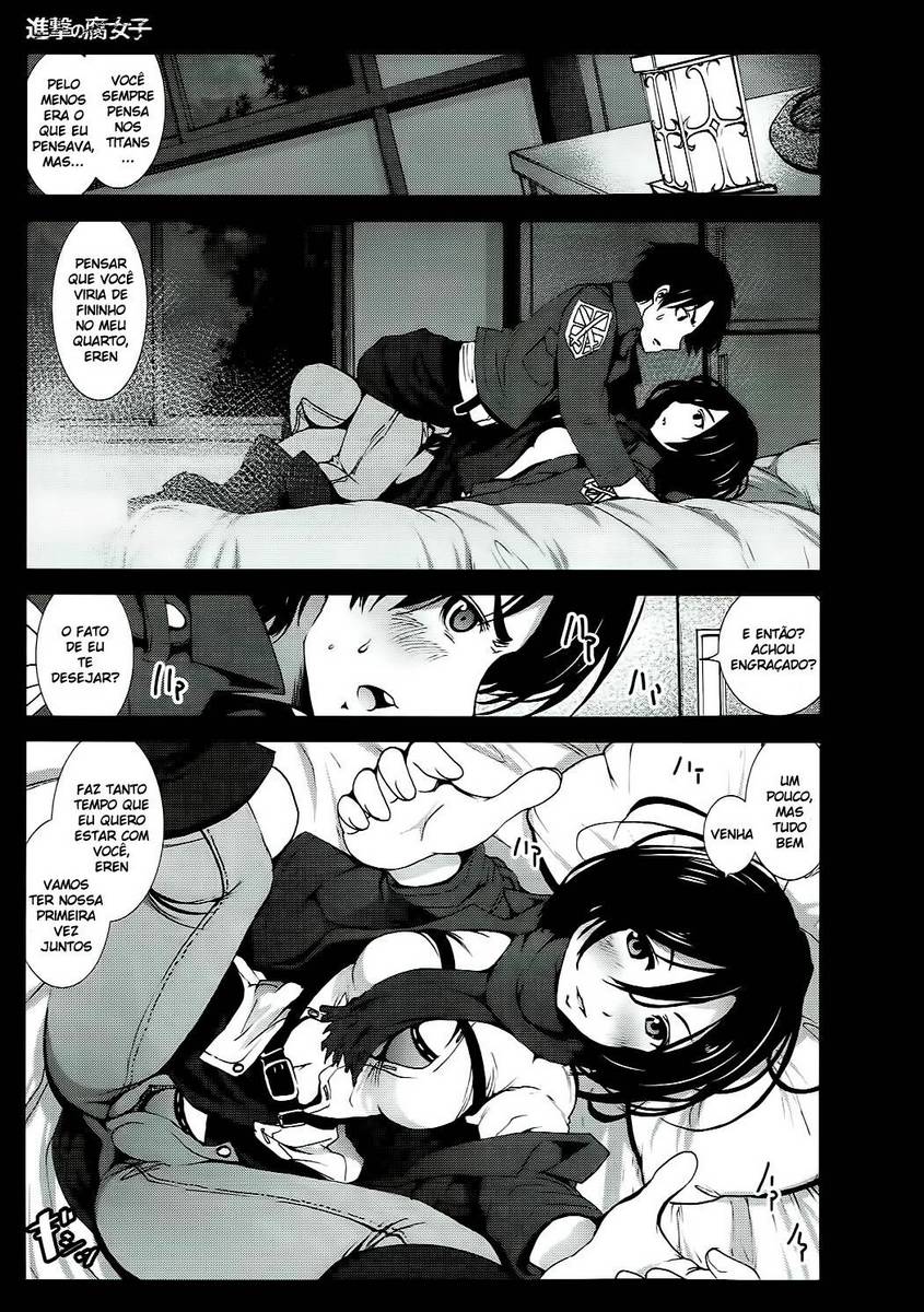 Attack On Titan Pornô - Ataque Som Fujoshi