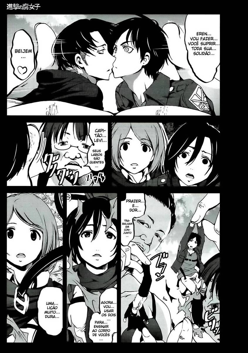 Attack On Titan Pornô - Ataque Som Fujoshi