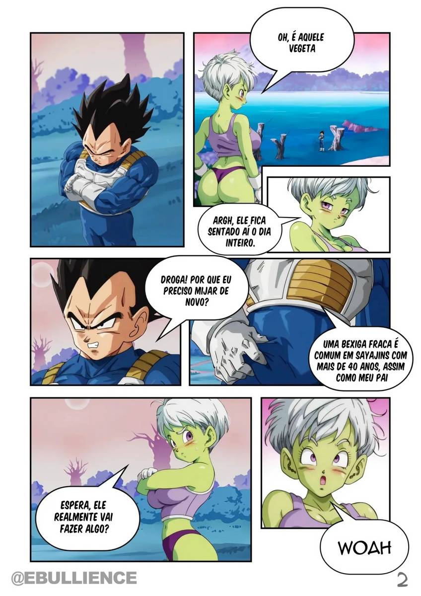 Dragon Ball Hentai - Cheelai e Vegeta