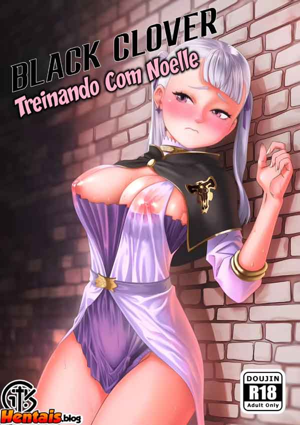 Black Clover Hentai - Noelle com muito tesão treinando com Asta