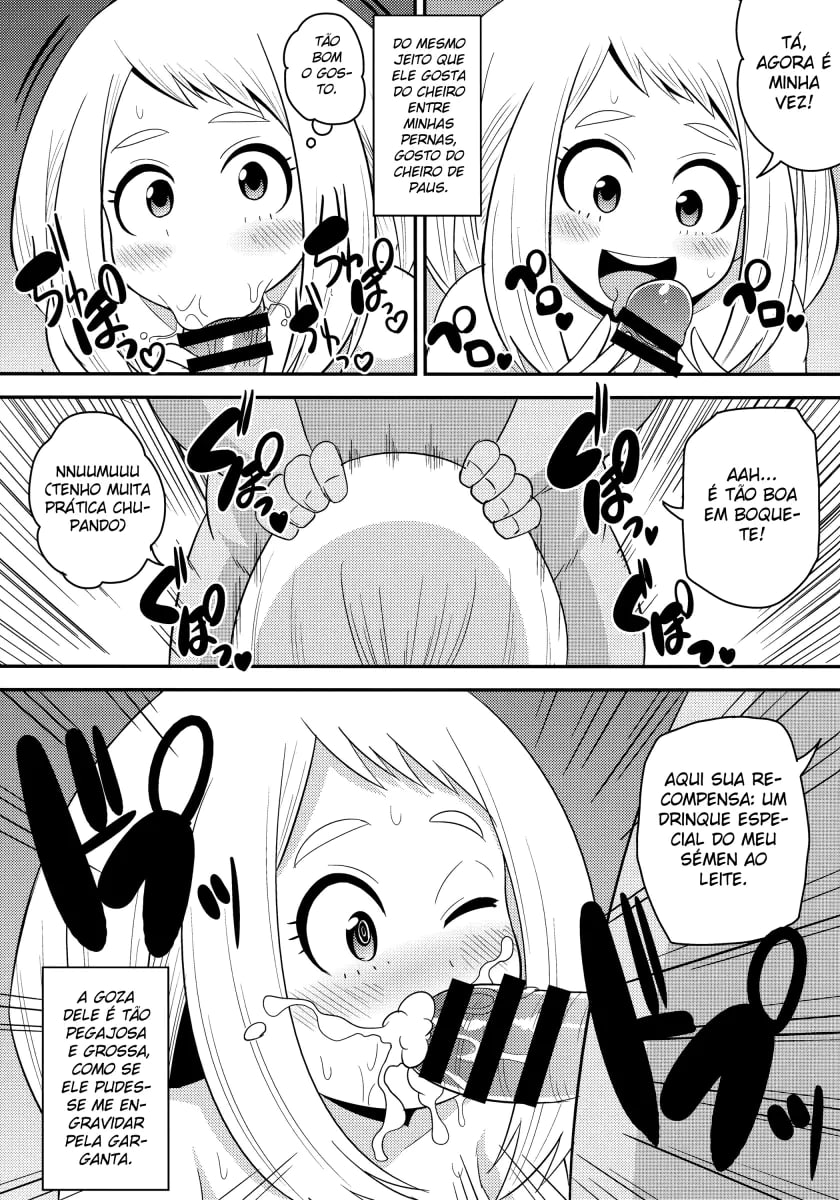 Boku no Hero Hentai: Uraraka se prostituindo