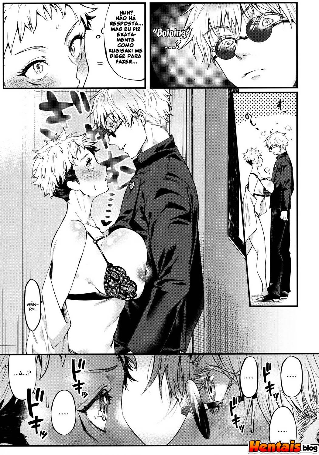 Jujutsu kaisen Hentai: Saturo Gojo Fodendo Itadori