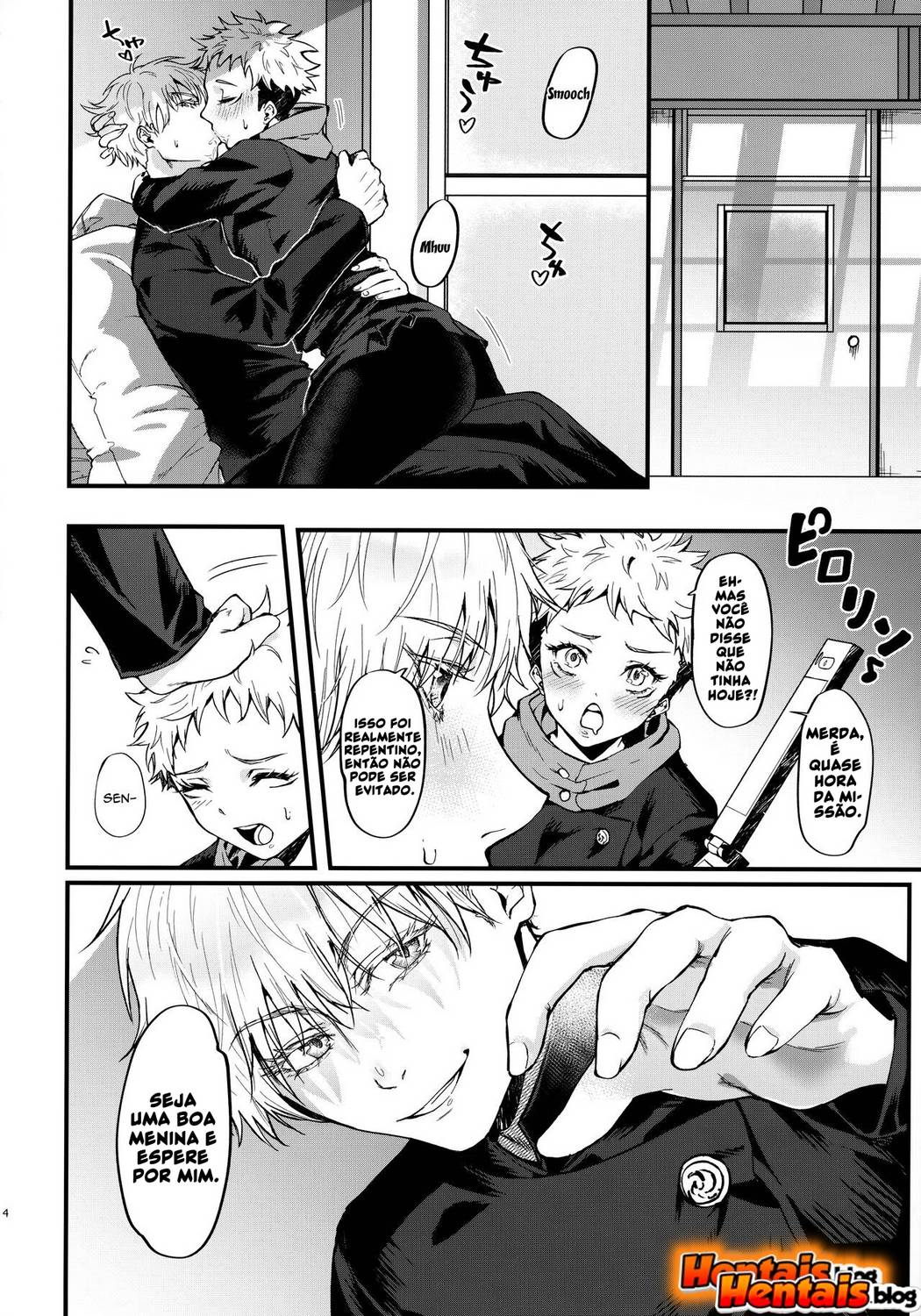 Jujutsu kaisen Hentai: Saturo Gojo Fodendo Itadori