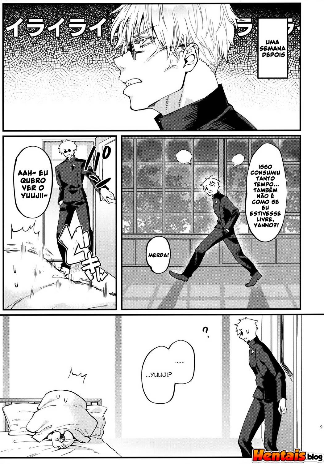 Jujutsu kaisen Hentai: Saturo Gojo Fodendo Itadori