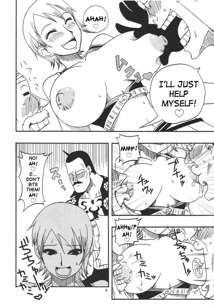 Nami Fucks Franky Family (One Piece Hentai)