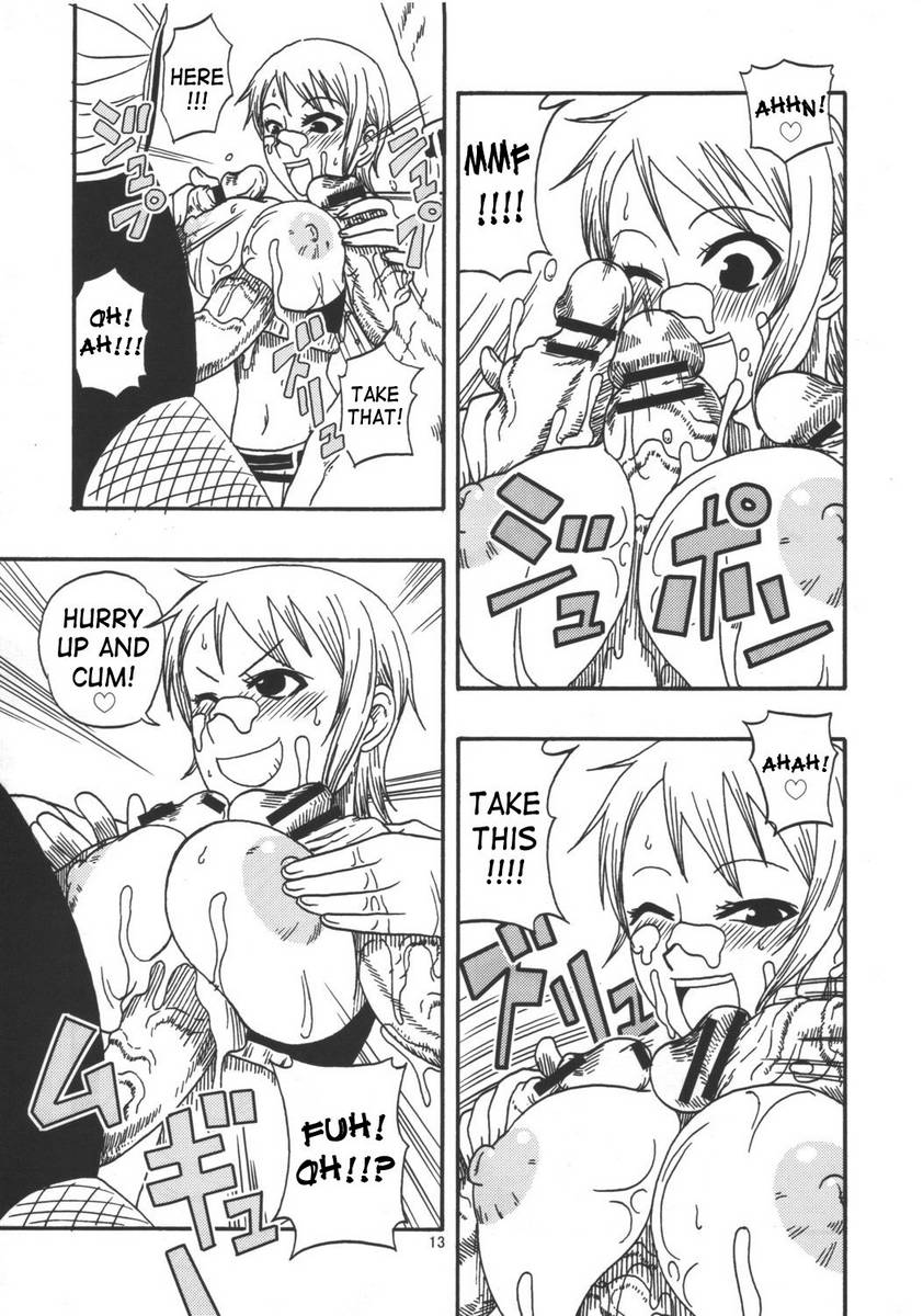Nami Fucks Franky Family (One Piece Hentai)
