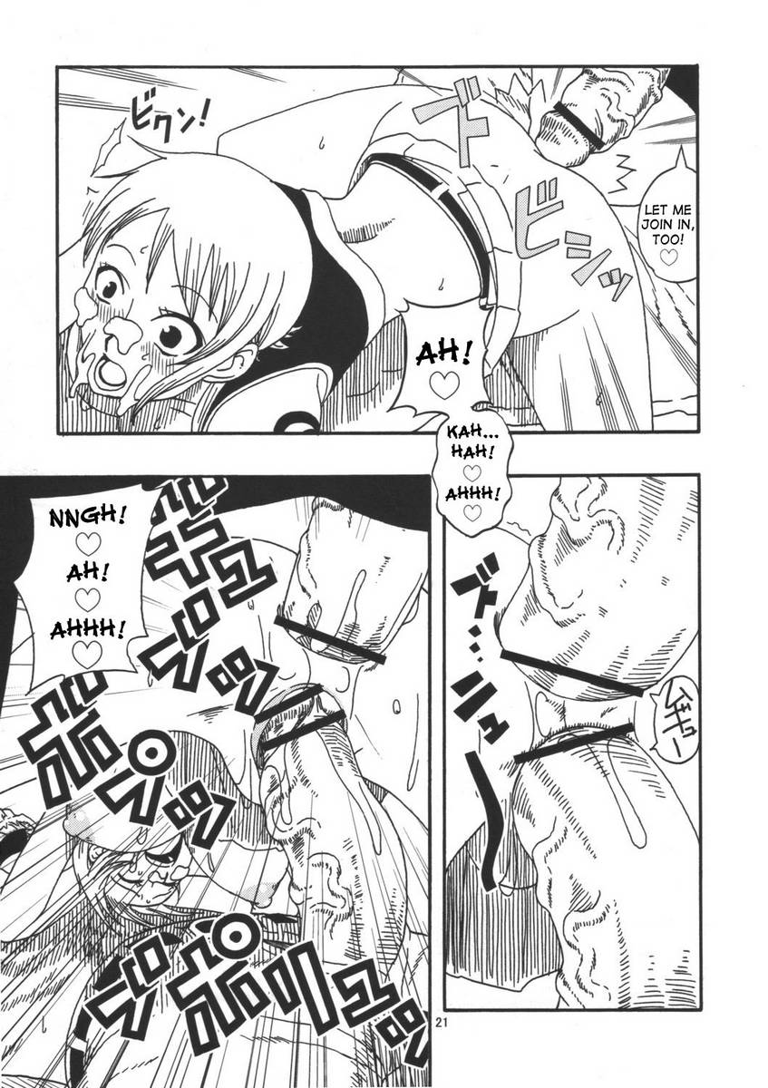 Nami Fucks Franky Family (One Piece Hentai)